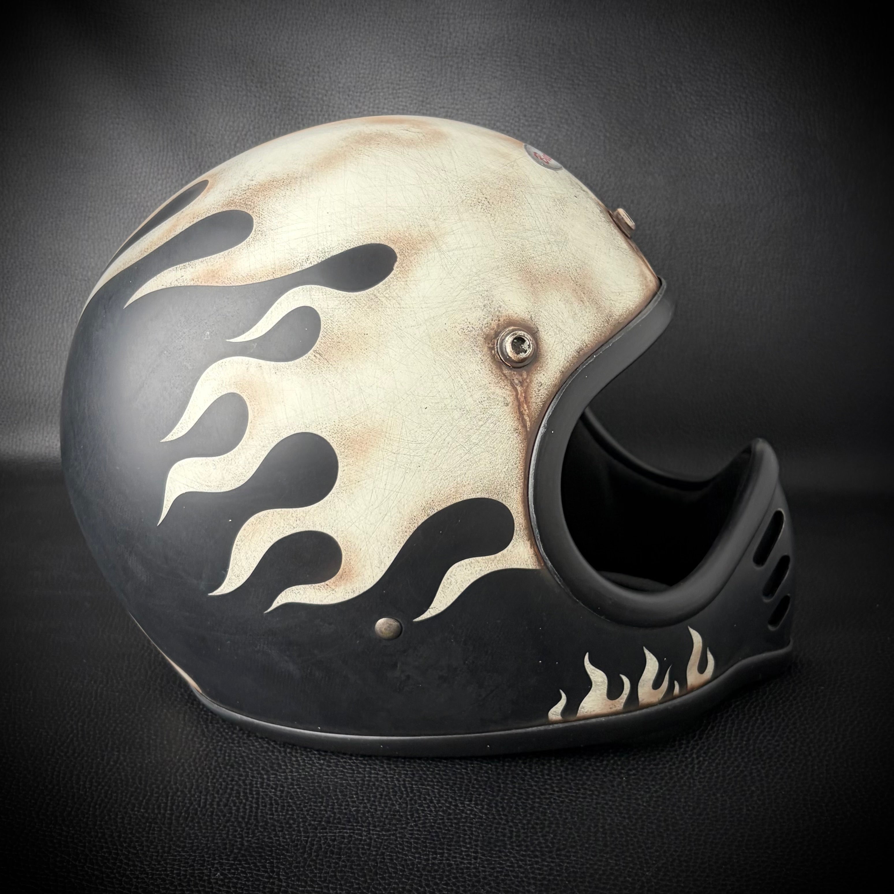 OCEAN BEETLE MTX｜CUSTOM FLAMES《IVORY》 – SAC CUSTOM PAINT