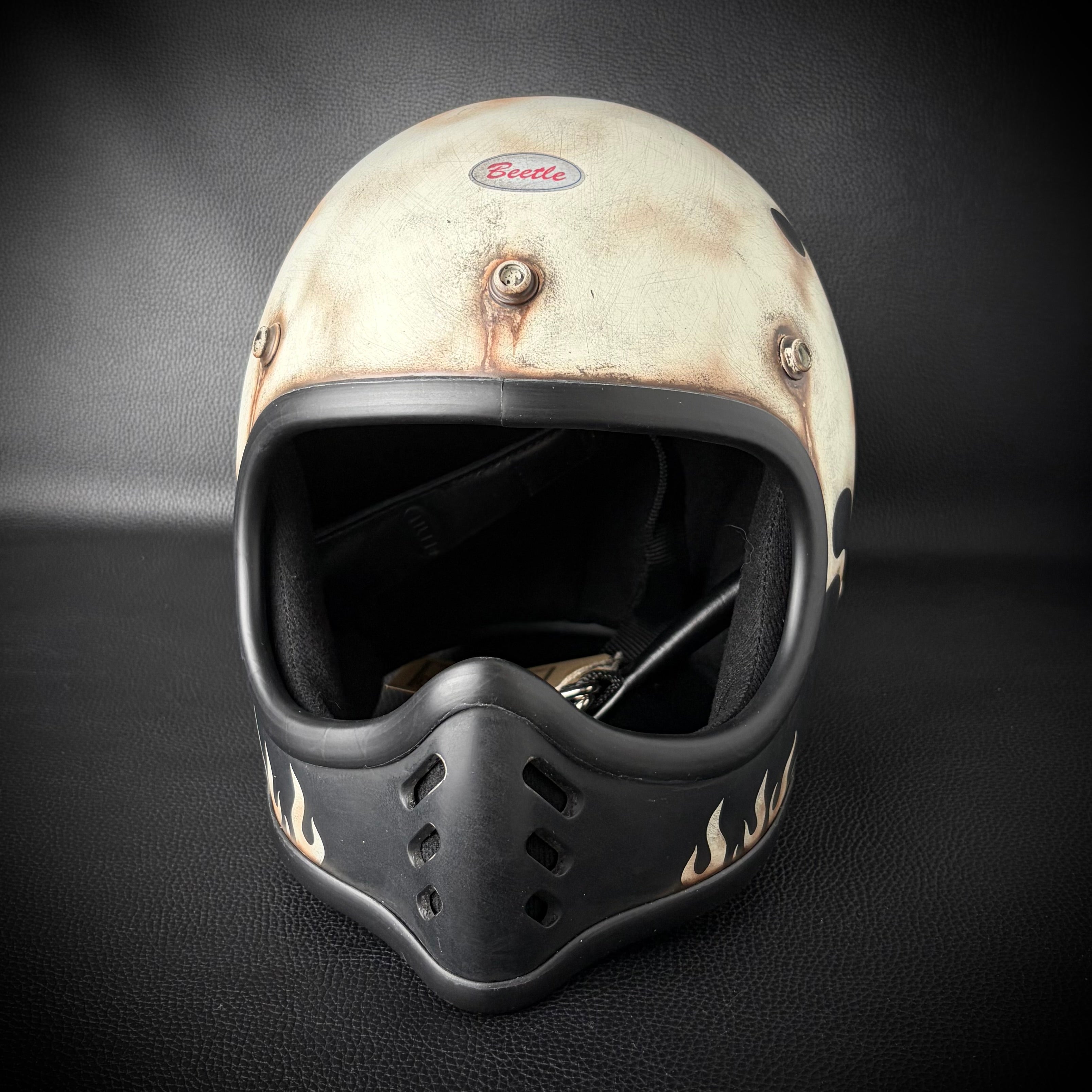 OCEAN BEETLE MTX｜CUSTOM FLAMES《IVORY》 – SAC CUSTOM PAINT