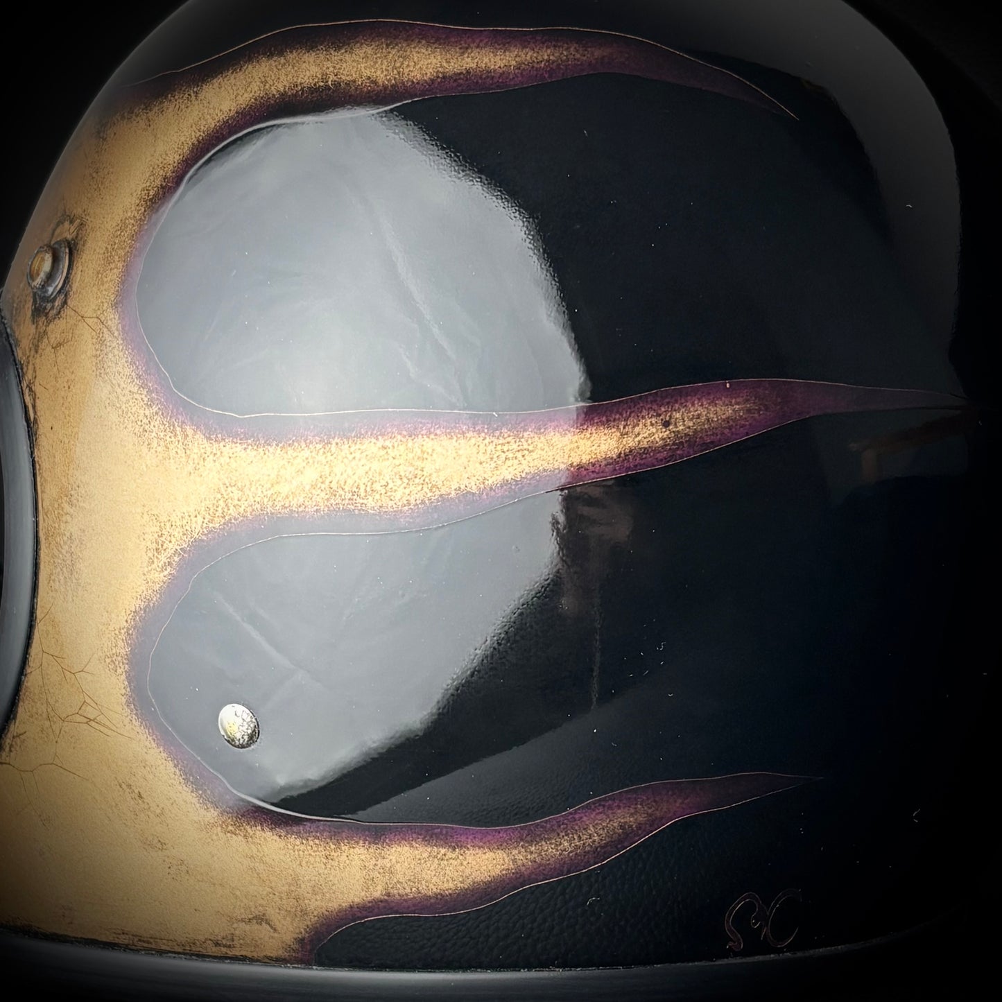 【期間限定】OCEAN BEETLE-MTX｜スキャロップ《ブラスゴールド×ディープパープルスモークライン》