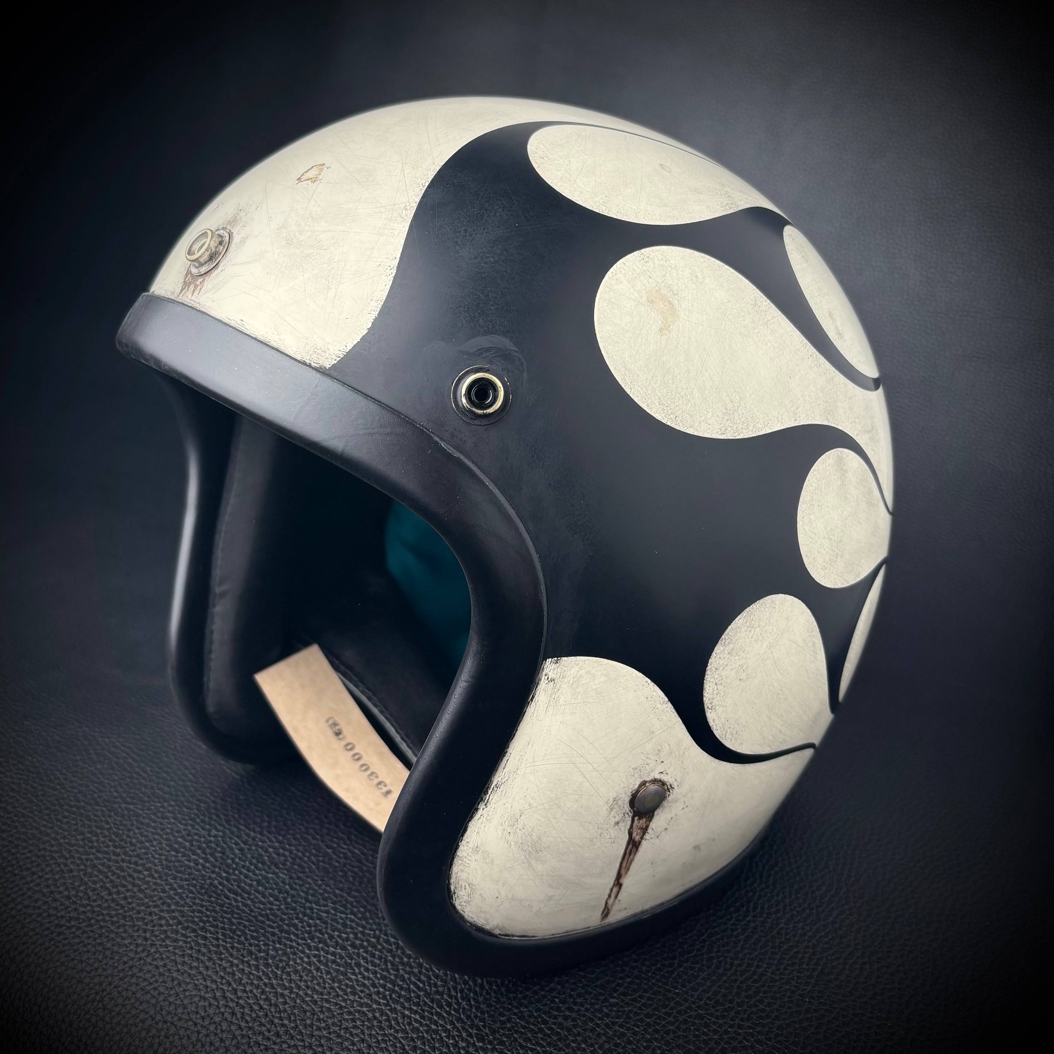 [サイズ変更無料]オーシャンビートル　Lac2 カスタムペイント　ヘルメット OCEAN BEETLE-LAC2｜フレイムス – SAC CUSTOM PAINT